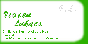 vivien lukacs business card